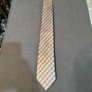 Michael Kors Men's Tie - Beige/Blue Stripe